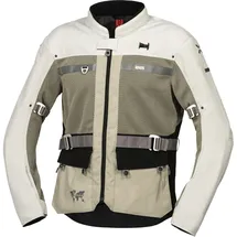 IXS Venture-BigAir 1.0 Textiljacke Hellgrau/Oliv/Schwarz 5XL