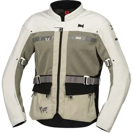 IXS Venture-BigAir 1.0 Textiljacke Hellgrau/Oliv/Schwarz 5XL
