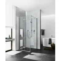 Kermi Pendel-Falttür rechts für Ecke „Diga“ Glas SR Opaco, Falttür BV: 680 - 700 mm GAK: 665 - 685 mm WE: 690 - 710 mm H: 2000 mm