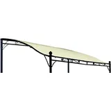 DEGAMO Ersatzdach für Anbaupavillon MANTOVA XL 3x3 Meter, PVC-beschichtet ecru