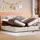 XDOVET Polsterbett 180 x 200 cm Beige