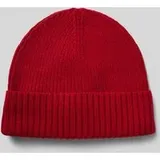 Beanie mit Kaschmir-Anteil, Dunkelrot, 1