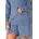 mit aufgeschlagenen Beinsäumen und seitlichen Taschen Loungewear blau 36/38