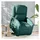 vidaXL Relaxsessel mit Aufstehhilfe Polyester 47 x 99,5 x 73,5 cm Dunkelgrün