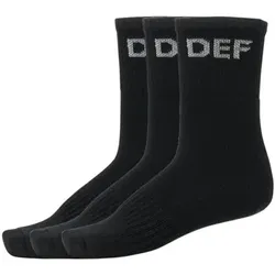 Def  Socken paires de chaussettes  White (x3)  in Schwarz, 35 / 38