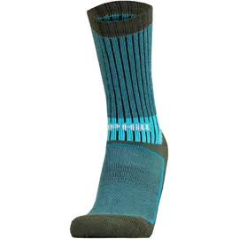 UPHILLSPORT Wander-Socke VAARU grau/grün 35-38