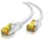 Primewire Ultra Slim Patchkabel Cat 7, LAN Ethernet Gigabit Kabel, 10000 Mbit U/FTP PIMF Schirmung, Netzwerkkabel - 15m