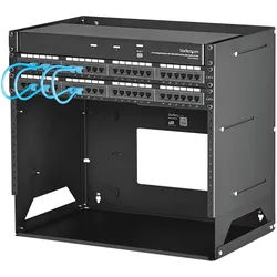 StarTech.com Wandmontage Server Rack mit Fachboden - 4HE - Anpassbar von 30,5 cm