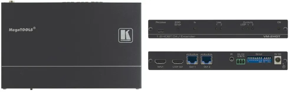 Kramer 4K HDMI-Verteilverstärker VM-2HDT