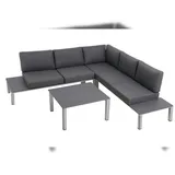 MWH Das Original Kedline Lounge-Set silber/grau