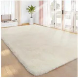luxuskollektion Hochflorteppich 200 x 300 cm Creme