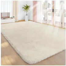 luxuskollektion Hochflorteppich 200 x 300 cm Creme