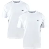 Fila FILA, Herren, Round Neck Undershirt 2er Pack - weiß - S