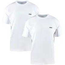 Fila FILA, Herren, Round Neck Undershirt 2er Pack - weiß - S