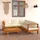 vidaXL Garten-Lounge-Set 6-tlg. creme Akazie