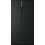 Kühl-Gefrierkombination Side by Side Black XL SlimLine NoFrost Haier HSR3918ENPB - Schwarz