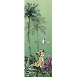 KOMAR Vliestapete »Jungle Simba«, bunt, glatt