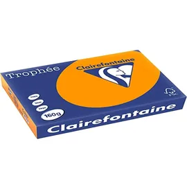 Clairefontaine Trophée A4 160 g/m2 250 Blatt mandarine