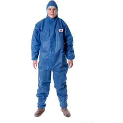 3M 4515B Schutzanzug, blau, TYP 5/6, Grösse 2XL, Material SMMS fusselarm, Gummiband Abschluss