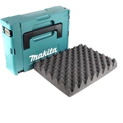 Makita MAKPAC 1 Systemkoffer - mit Universaleinlage für Makita 18 V Akku Geräte Schrauber Sägen Schleifer
