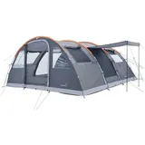 Skandika Tunnelzelt Gotland Sleeper Protect 6 für 6 Personen | eingenähtem Zeltboden dunkelgrau 6 PERSONEN