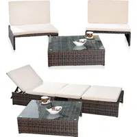 MuCoLa Lounge-Set braun 10001775