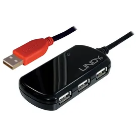 Lindy USB 2.0 Aktiv-Verlängerungs-Hub Pro - Kabel, 42783