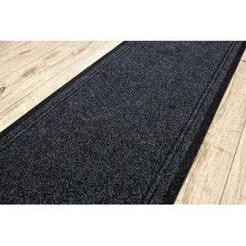 RugsX Läufer, Anthrazit, Textil, Freiform, 100x100 Cm