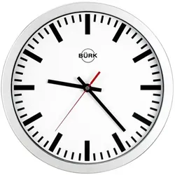 Quarz-Wanduhr D300 eleg. Zb. we, Striche