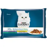 Purina Gourmet Perle Lamm Mit Gemüsestreifen 48x85g Katzenfutter - Multicolor - 48x85g