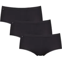 SLOGGI Basic+ Midi 3P Briefs Schwarz 38