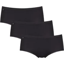 SLOGGI Basic+ Midi 3P Briefs Schwarz 38
