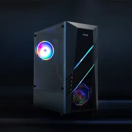 TooQ TQGCC102-B Biohazard gehärtetes Glas USB 3.0 Schwarz