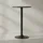 KADIMA DESIGN Bartisch rund 60 x 60 x 100 cm Schwarz