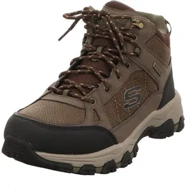 SKECHERS Selmen Melano Trekking Shoes, Chocolate Leather W/Mesh, 45