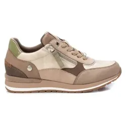 Refresh für Damen. 17140103-BEIGE Turnschuhe Texturen braun (37), 3 bis 5 cm, Reißverschluss, Lässig