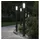vidaXL Solarleuchte Edelstahl 110,0 cm 3er Set schwarz