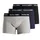 JACK & JONES JACANTHONY TRUNKS 3er Pack Schwarz / Blau / Weiß XL