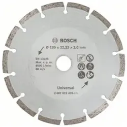 Bosch Diamanttrennscheibe für Baumaterial, Durchmesser: 180 mm