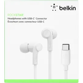 Belkin Rockstar Kopfhörer USB-C weiß