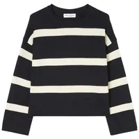 Marc O'Polo Oversized Pullover aus reiner Baumwolle, Marine, XS