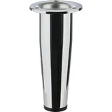 Sotech Möbelfuß fox-trot höhenverstellbar um max. 12 mm Höhe 80 mm Chrom poliert, 1 Stück