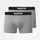 SNOCKS Boxershorts mit Logo Grau S 2er Pack