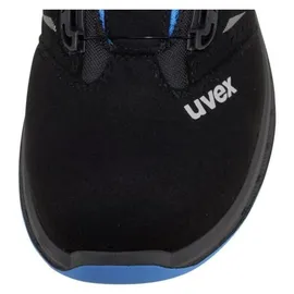 Uvex Halbschuh schwarz/blau uvex 2 trend, S1P BOA, EU-Schuhgröße: 41