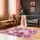 LUXOR LIVING Flair Carving 6127 60 x 115 cm, light pink,