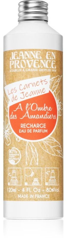 Jeanne en Provence Les Carnets de Jeanne A l'Ombre des Amandiers Eau de Parfum nachfüllbar für Damen refill 120 ml