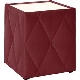 Home Affaire Nachtschrank Alfie 50 x 50 x 53 cm Rot