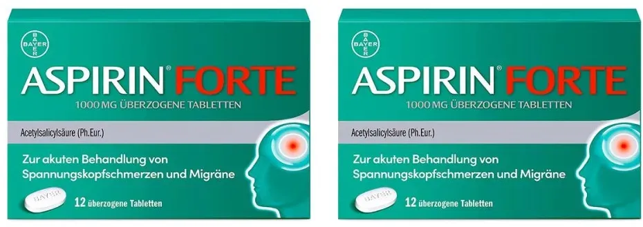 Aspirin Forte 1000 mg überzogene Tabletten