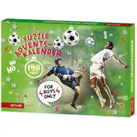 Puzzle-Adventskalender für Jungen und Fußball-Fans
