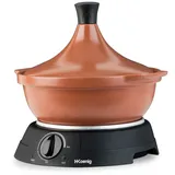 h.koenig Tajine-Elektrotopf 3 l orange/schwarz